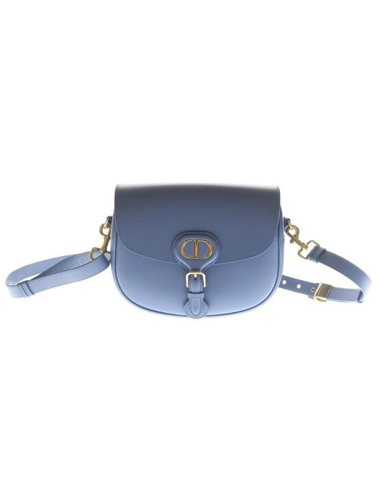 Christian Dior Handbags - Dior Bobbi Mini Shoulder Bag Light Blue Leather Gold